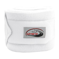 Bandas de descanso para poni en forro polar por 4 Umbria Equitazione Branco