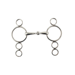 Mors Pessoa Poney 4 Anéis Inox Umbria Equitação