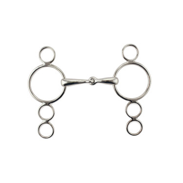 Mors Pessoa Poney 4 Anéis Inox Umbria Equitação