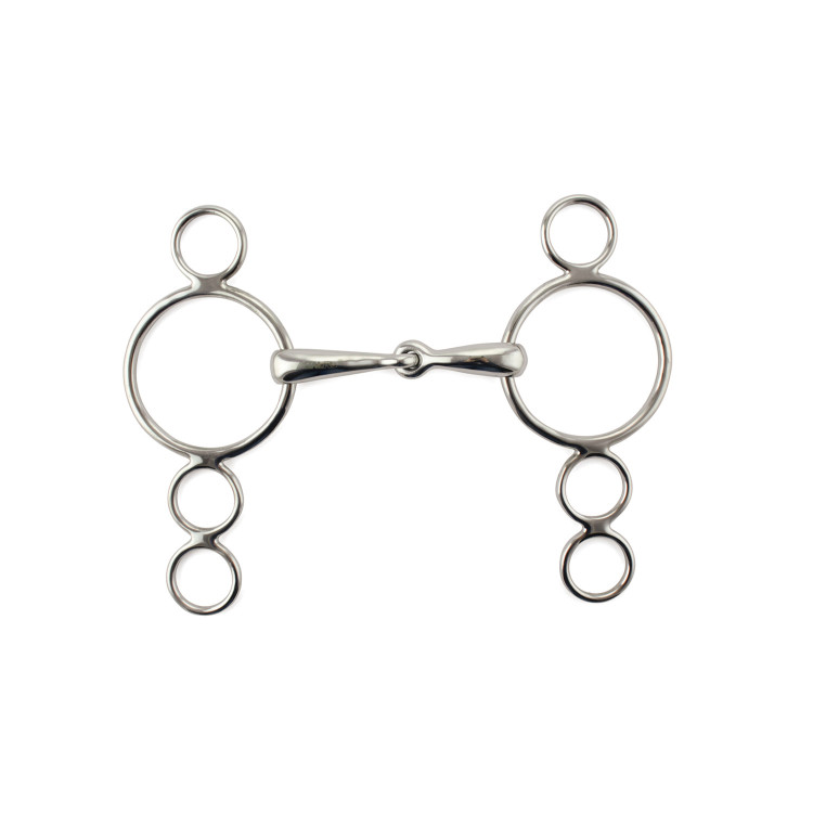Mors Pessoa Poney 4 Anéis Inox Umbria Equitação