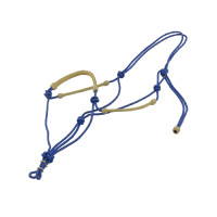 Cabresto etológico Atado com Rawhide Pool's Marinho Azul-marinho