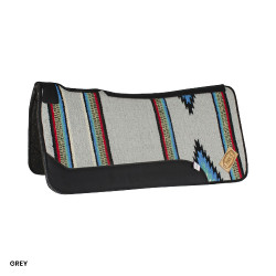 Manta de Sela Navajo com Base de Feltro Pool's Cinzento