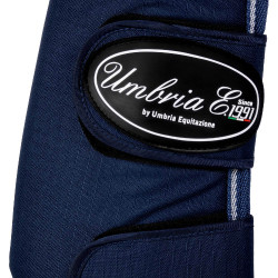 Guêtres de Transporte Rip-Stop com Reforços em Couro Umbria Equitazione Marinho Azul-marinho