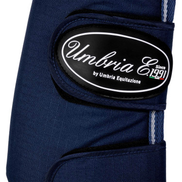 Guêtres de Transporte Rip-Stop com Reforços em Couro Umbria Equitazione Marinho Azul-marinho