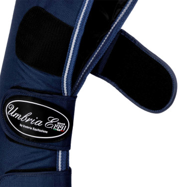 Guêtres de Transporte Rip-Stop com Reforços em Couro Umbria Equitazione Marinho Azul-marinho