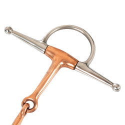 Mors à Branches Plein avec Embouchure en Cuivre Umbria Equitazione