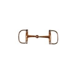 Mors D Ring Cheio com Bocal de Cobre Umbria Equitazione