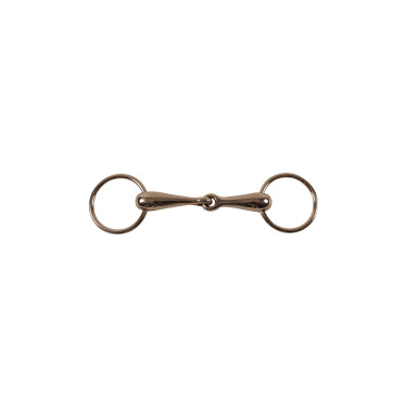 Mors Poney com Argolas Inteiriço em Aço Inoxidável Umbria Equitazione Mors Poney com Argolas Inteiriço em Aço Inoxidável Umbria Equitazione
