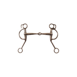 Mors Western Inox com Hastes Inclinadas e Argolas D Pool's