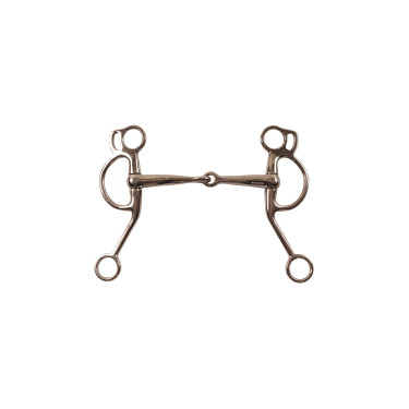Mors Western Inox com Hastes Inclinadas e Argolas D Pool's