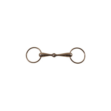 Mors com Argolas Inteiriço em Aço Inoxidável Umbria Equitazione Mors com Argolas Inteiriço em Aço Inoxidável Umbria Equitazione