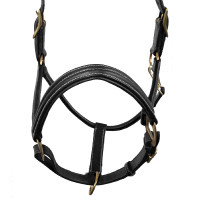 Cabezada de Couro Triple Supreme Preto Cabezada de Couro Triple Supreme Preto