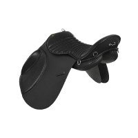 Sela de Trekking Chetak em Couro Supreme Preto Sela de Trekking Chetak em Couro Supreme Preto