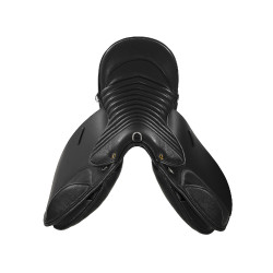 Sela de Trekking Chetak em Couro Supreme Preto