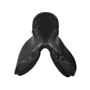 Sela de Trekking Chetak em Couro Supreme Preto