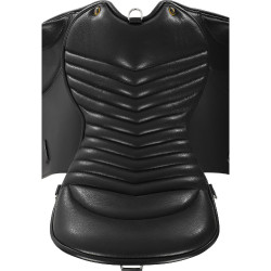 Sela de Trekking Chetak em Couro Supreme Preto