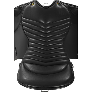 Sela de Trekking Chetak em Couro Supreme Preto