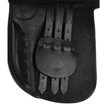 Sela de Trekking Chetak em Couro Supreme Preto