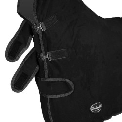 Cobertor de Lã Antipilling com Gola Yukon+ Umbria Equitazione Preto