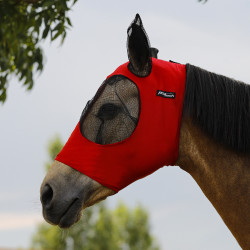Máscara Anti-Moscas em Lycra com Protetor de Orelhas Tech Pro-Tech Vermelho Máscara Anti-Moscas em Lycra com Protetor de Orelhas Tech Pro-Tech Vermelho