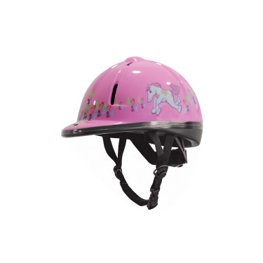Capacete Infantil Umbria Modelo Kidzamo Umbria Equitação Rosa