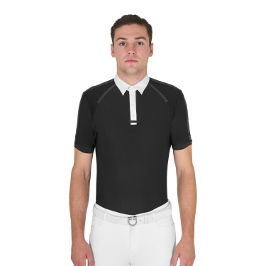 Polo de competição Masculino de Manga Curta com Botões Equestro Polo de competição Masculino de Manga Curta com Botões Equestro