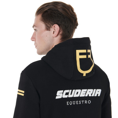 Moletom com Capuz Masculino Scuderia Equestro Equestro Preto