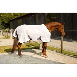 Capa anti-mosca RugBe SuperFly branca Covalliero Capa anti-mosca RugBe SuperFly branca Covalliero