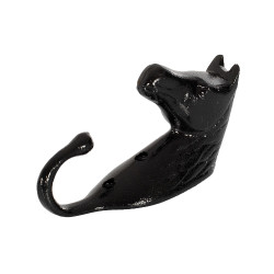 Gancho para Suporte de Cabeçada Cabeça de Cavalo em Alumínio Colorido Umbria Equitazione Preto Gancho para Suporte de Cabeçada Cabeça de Cavalo em Alumínio Colorido Umbria Equitazione Preto