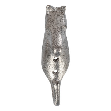 Gancho para Suporte de Cabeçada Cabeça de Cavalo em Alumínio Colorido Umbria Equitazione Cinzento