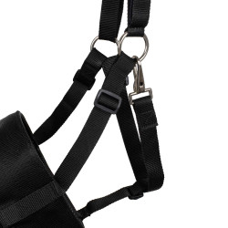 Muserola em Nylon e Borracha Supreme Preto