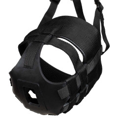 Muserola em Nylon e Borracha Supreme Preto