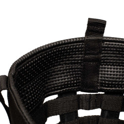 Muserola em Nylon e Borracha Supreme Preto