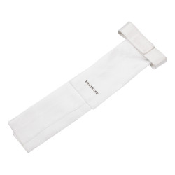 Gravata de dressage com logotipo de strass Equestro Branco / branco