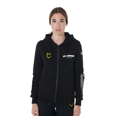 Moletom com Capuz e Zíper Feminino Scuderia Equestro Equestro