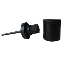 Pincel para casco com pote Preto Pincel para casco com pote Preto