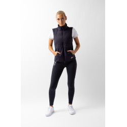 Colete acolchoado sem mangas Isabelle feminino B Vertigo Azul-marinho escuro