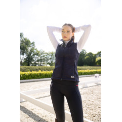 Colete acolchoado sem mangas Isabelle feminino B Vertigo Azul-marinho escuro