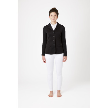 Casaco de competição Horze Ada feminino Preto