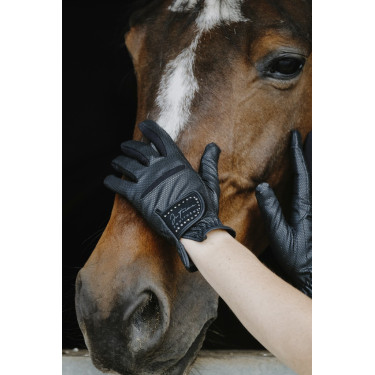 Luvas Je t'aime Equithème Strass Luvas Je t'aime Equithème Strass