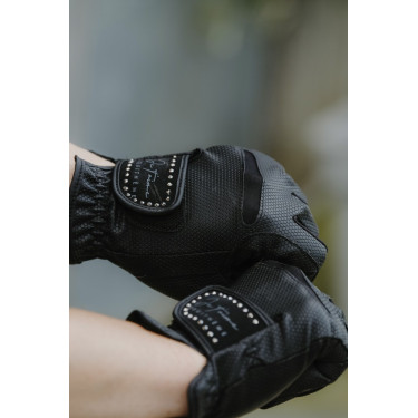 Luvas Je t'aime Equithème Strass Luvas Je t'aime Equithème Strass