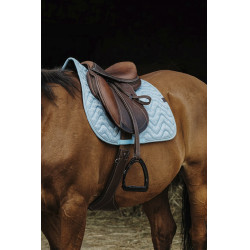 Sela Equithème Brocart Azul céu Sela Equithème Brocart Azul céu