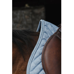 Sela Equithème Brocart Azul céu Sela Equithème Brocart Azul céu