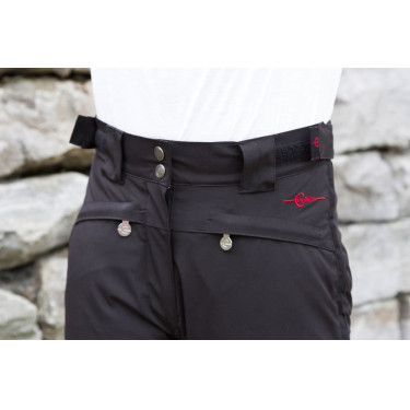 Calça sobreposta Covalliero Alaska infantil preta Calça sobreposta Covalliero Alaska infantil preta