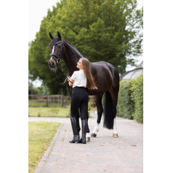 Calça com grip integral para todas as estações Horze Mira Preto