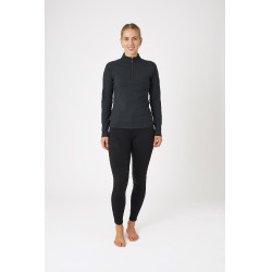 T-shirt Horze Karla technique femme Bois flotté