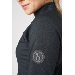 T-shirt Horze Karla technique femme Bois flotté