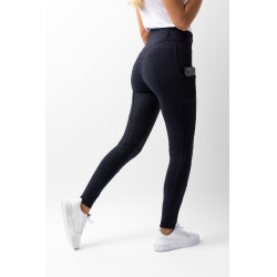 Calça com grip integral para todas as estações Horze Mira Marinho escuro Azul