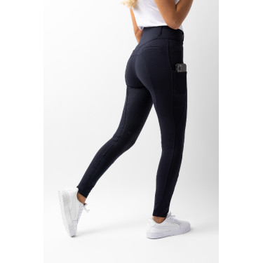 Calça com grip integral para todas as estações Horze Mira Marinho escuro Azul