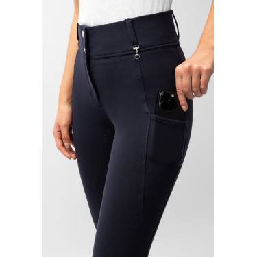 Calça com grip integral para todas as estações Horze Mira Marinho escuro Azul